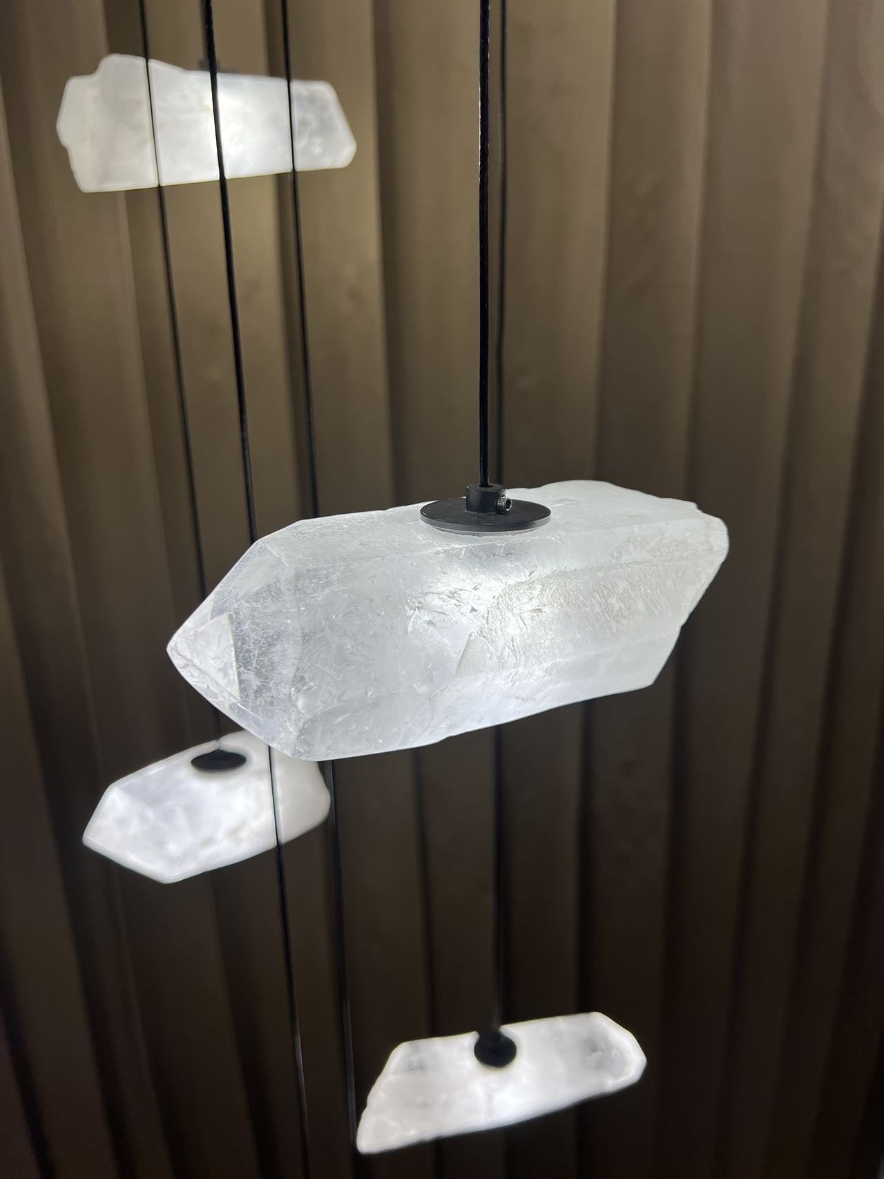 CHRYSTAL Chandelier - Round Long