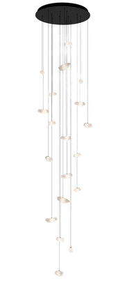 CHRYSTAL Chandelier - Round Long