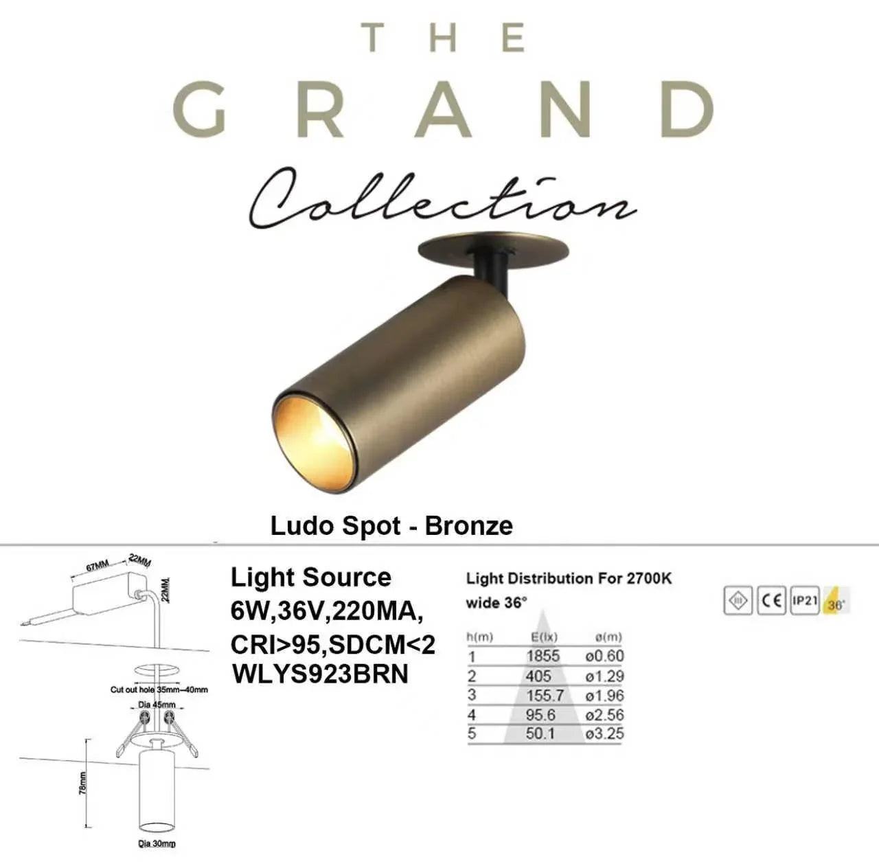 LUDO Small Tube Spotlight