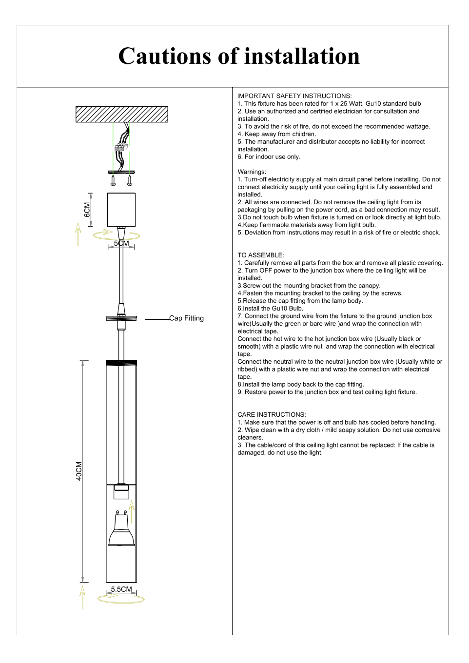 TUBES Pendant Light