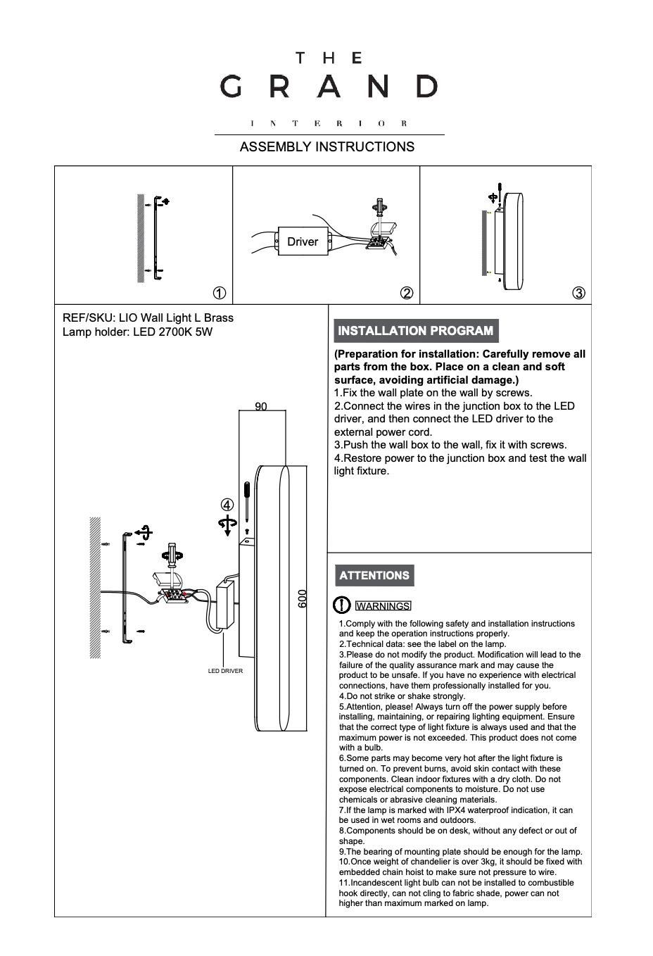 LIO Wall Light
