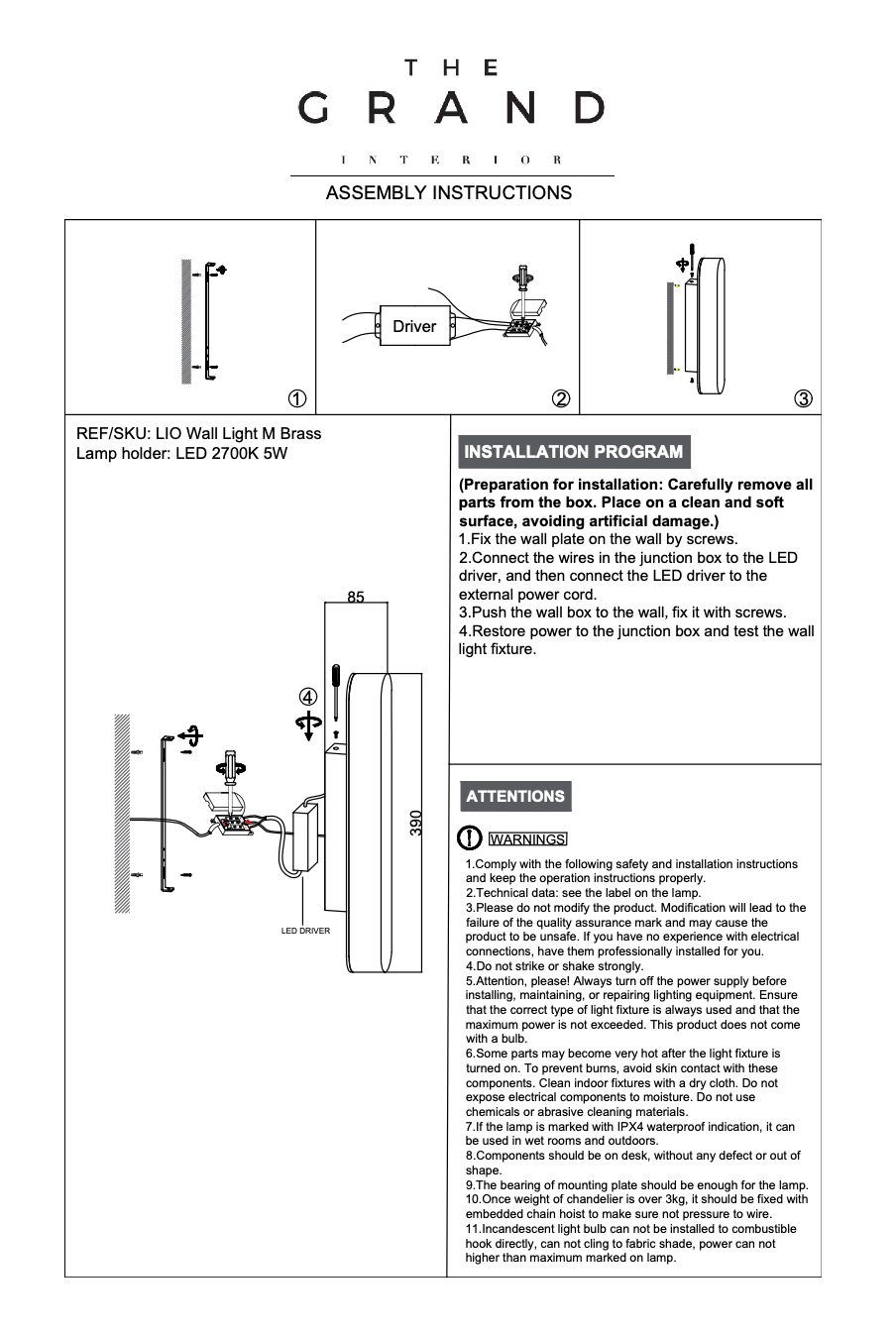 LIO Wall Light